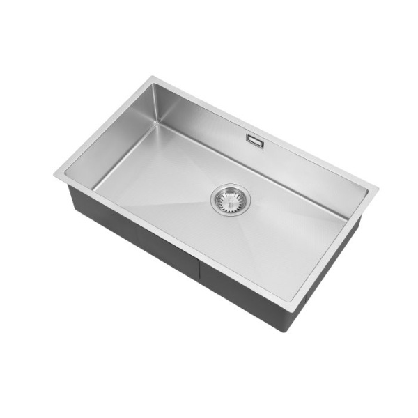 Hex Uno 700 Textured Kitchen Sink - Stainless Steel